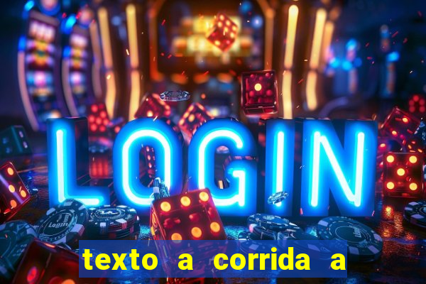 texto a corrida a lagarta lili